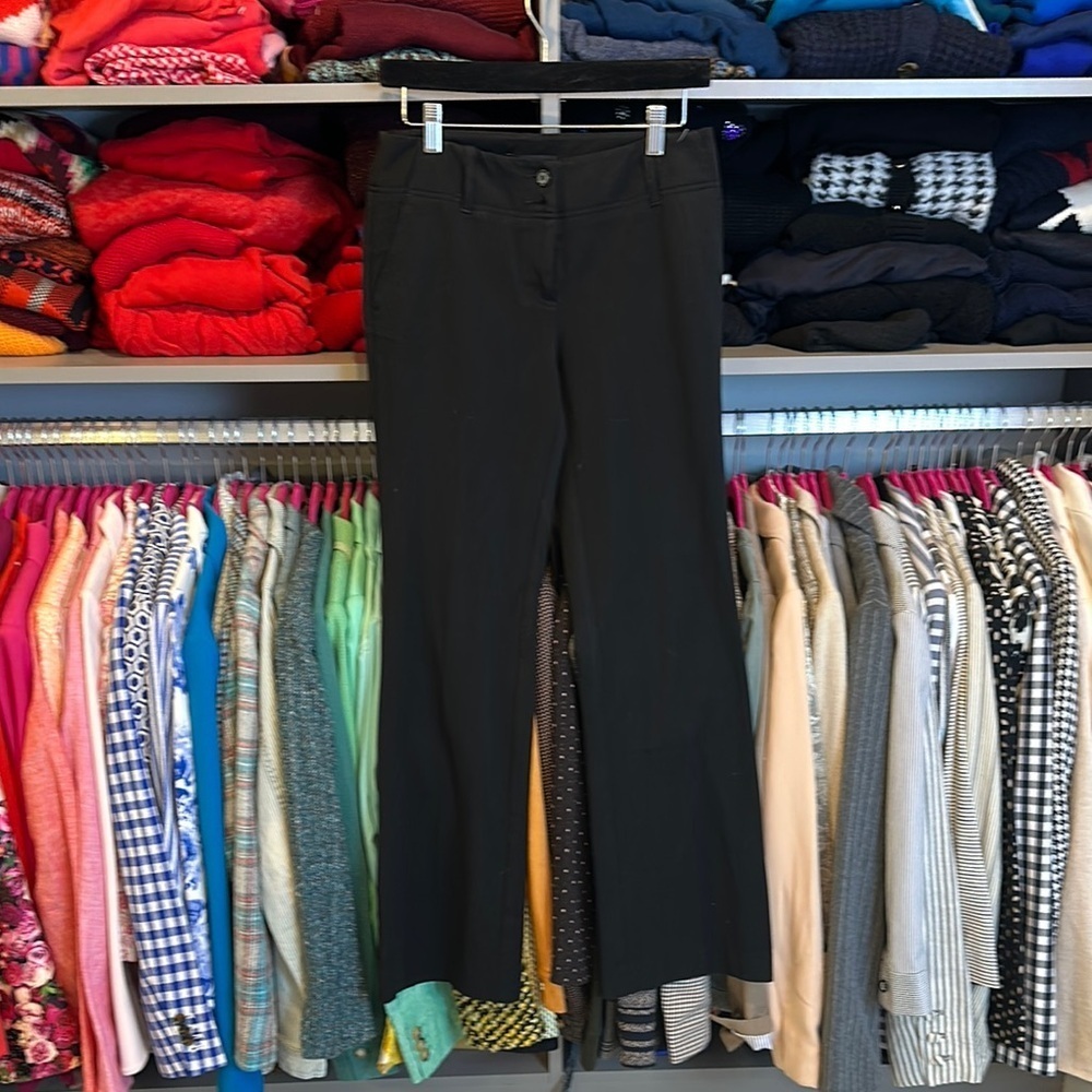 INC International Concepts black 4 pocket trousers size 2